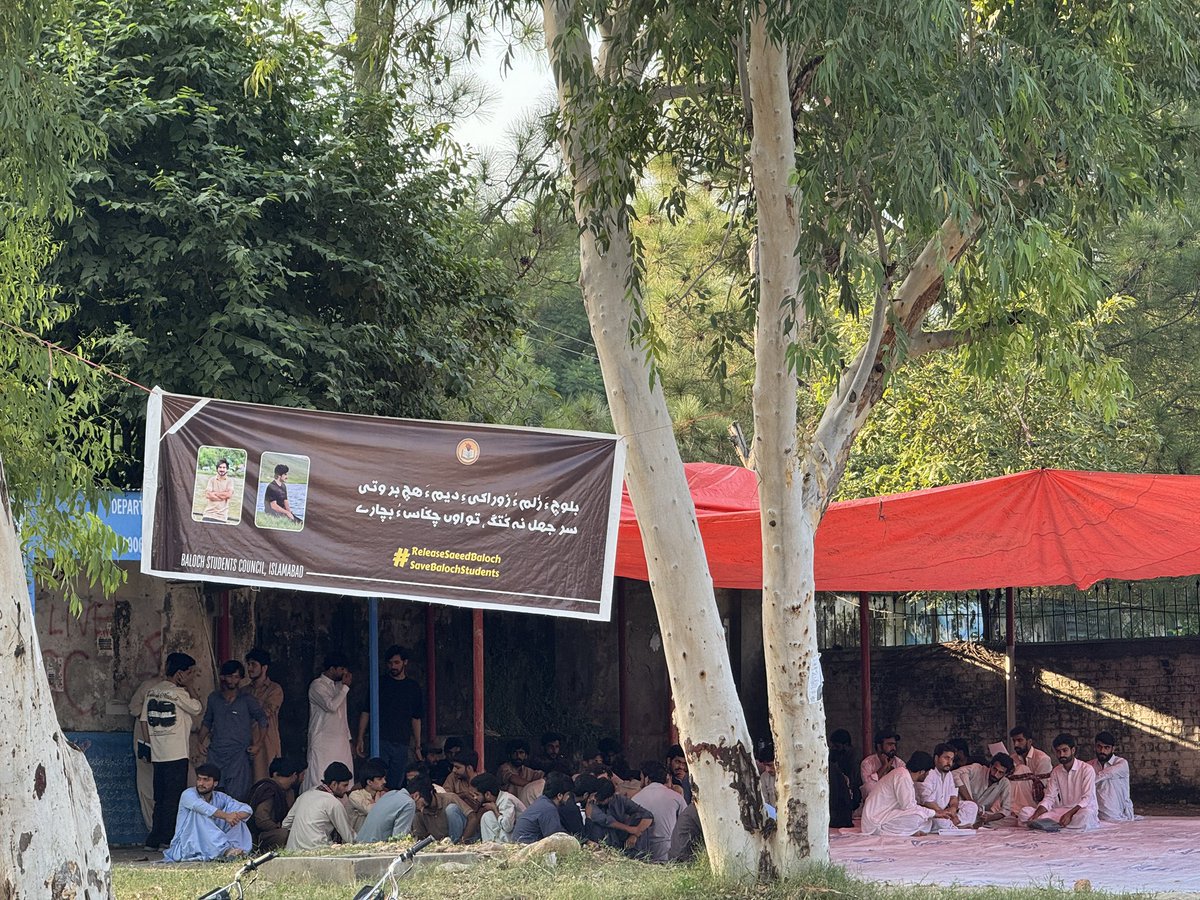 BakhtajBaluch's tweet photo. From Hafeez to Saeed—names change, pattern remains. Profiling, harassment, disappearance. How many more before we call it what it is: state-backed racism? 
#savebalochstudents 
#EndEnforcedDisappearances https://t.co/TigBM8M2Xs