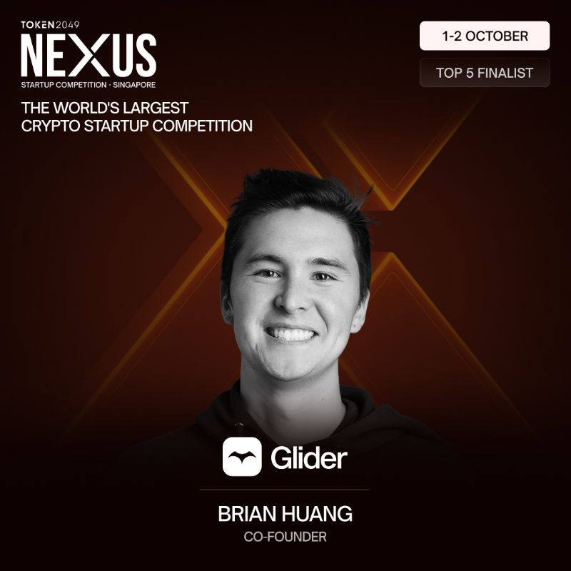 token2049's tweet photo. NEXUS Startup Competition Update 💥

5 finalists have secured their spot. Tomorrow, @AEON_Community, @capapp, @decharge, @glider__, and @karrier_one return to pitch for the win.

📍 3:00 PM @MEXC_Official Stage

Judged by @MaelstromFund • @dragonfly_xyz • @PanteraCapital