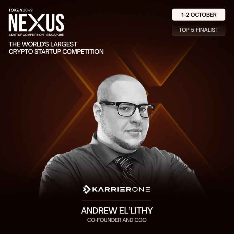 token2049's tweet photo. NEXUS Startup Competition Update 💥

5 finalists have secured their spot. Tomorrow, @AEON_Community, @capapp, @decharge, @glider__, and @karrier_one return to pitch for the win.

📍 3:00 PM @MEXC_Official Stage

Judged by @MaelstromFund • @dragonfly_xyz • @PanteraCapital