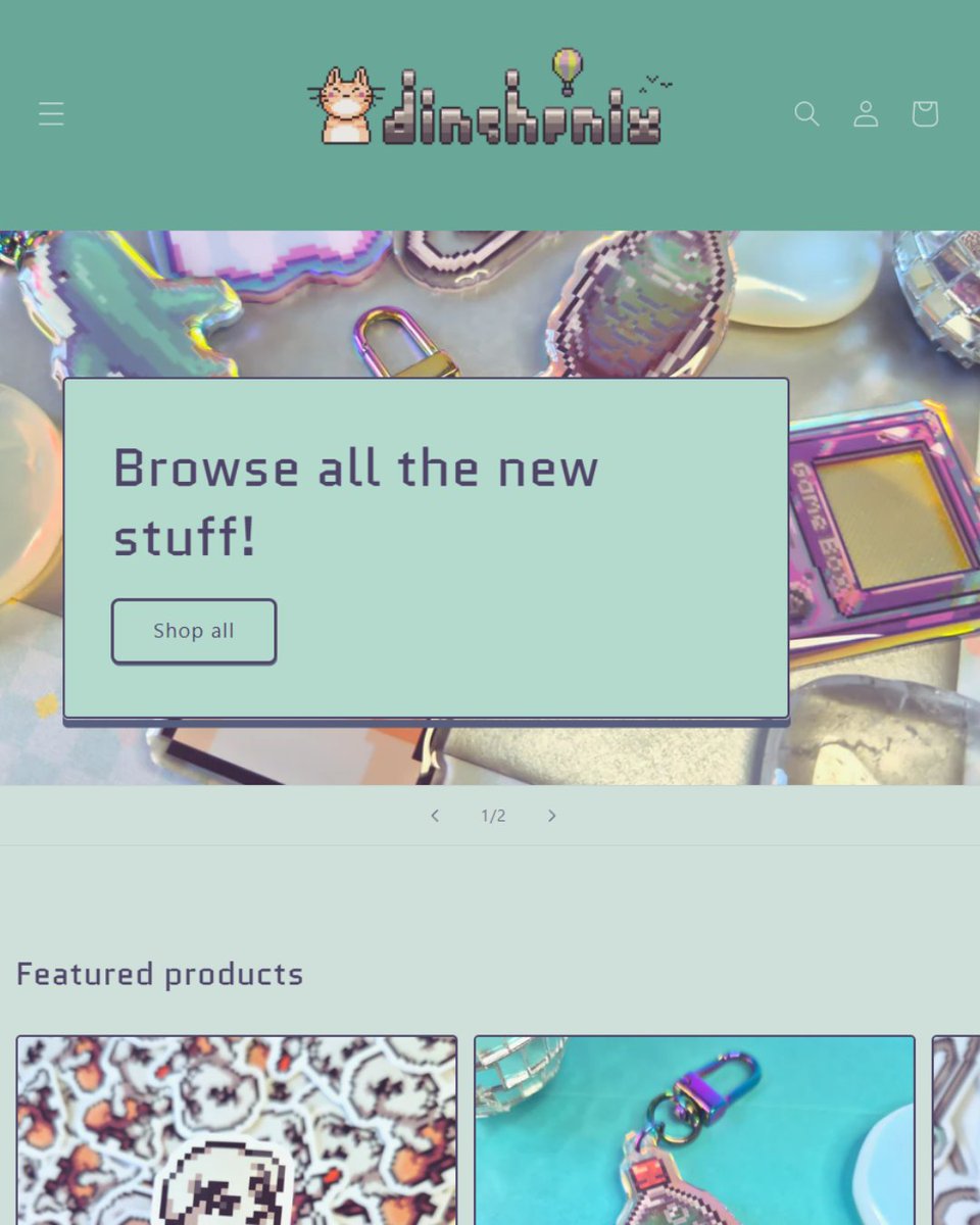 dinchenix's tweet photo. Oh? What's this???π
Opening October 14th, my very own online shop! π
For the first time ever, my art and merch will be available online - so you don't have to worry about missing me at cons anymore.;D
π https://t.co/Tlcjd8U0nu
#dinchenix #updates #shoplaunch https://t.co/AiZXXxeC6r