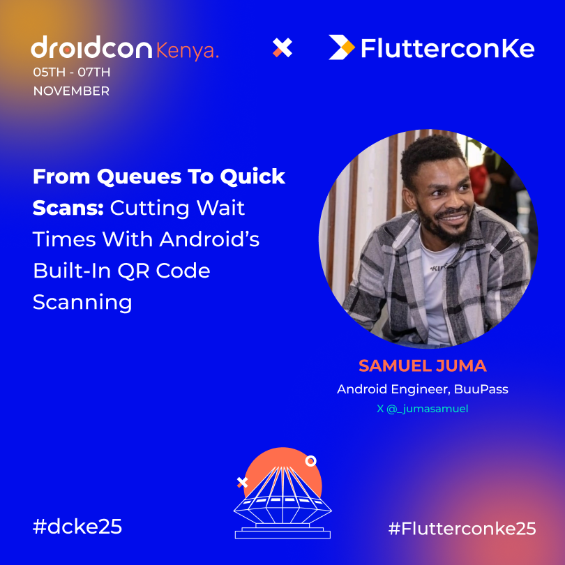 droidconke's tweet image. From Queues to Quick Scans!
Join @_jumasamuel an Android Engineer at BuuPass as he shares how Android’s built-in QR code scanner cut check-in & parcel wait times by over 50%!
Find out more about the session here: bit.ly/JSamuel
Don't forget to get your tickets here:…