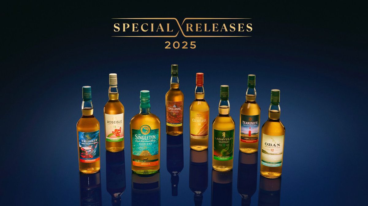 ewangunn's tweet photo. The wait is over… Special Releases 2025 has landed!

The 2025 Special Releases collection will be available in limited quantities from specialist Scotch whisky retailers and https://t.co/P6JwlXp4My from 1st October 2025. https://t.co/zwmcUKnmrL