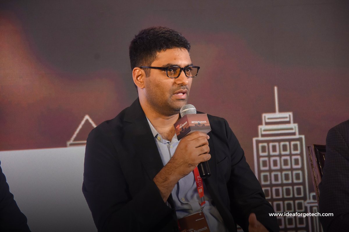 ideaforge_tech's tweet image. At the @ET_Infra Air Summit, our CEO, @ankit_ideaForge, joined industry leaders in a discussion that revolved around building a robust ecosystem for drone manufacturing in India.
The conversation focused on boosting indigenous drone content, encouraging exports, and developing…