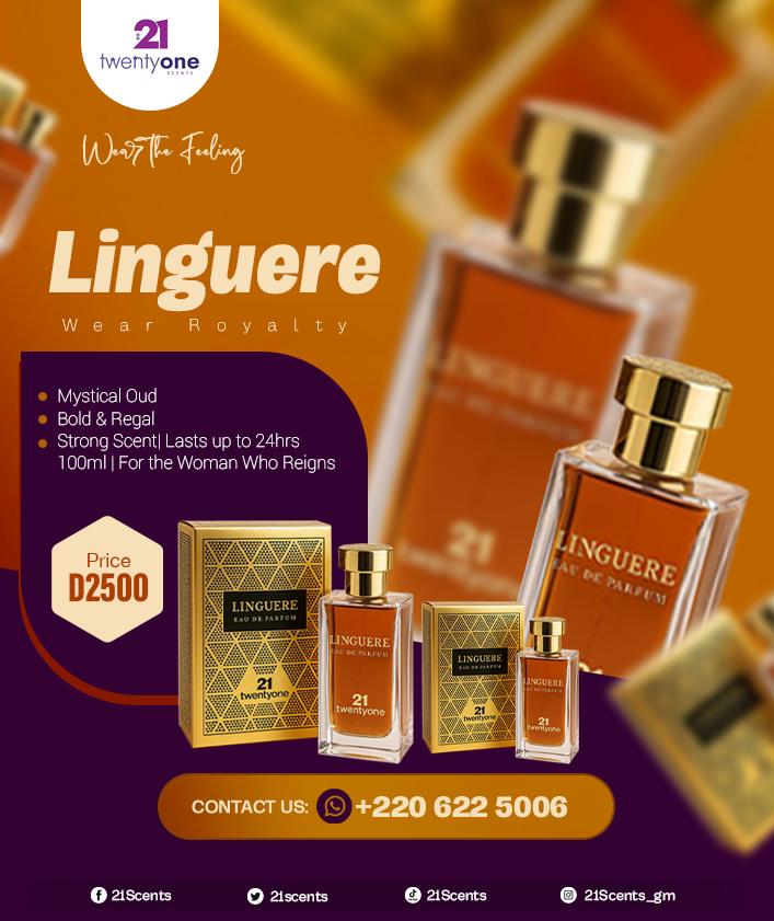 Every She is a Linguere 💜
Teg Njaboot ji ngi ci sa loxo 💯
Doole ci sa xel📌
Sutura ci sa yaram…🥹🤌🏿
Ku am 21Scents, am Linguere dëgg 💯
Her crown may be unseen, but her presence is felt 👑 🤌🏿💜
With 21Scents’ Linguere, she reigns 👑🙌🏿

Launching this October….🫰🏿💜

#21Scents
