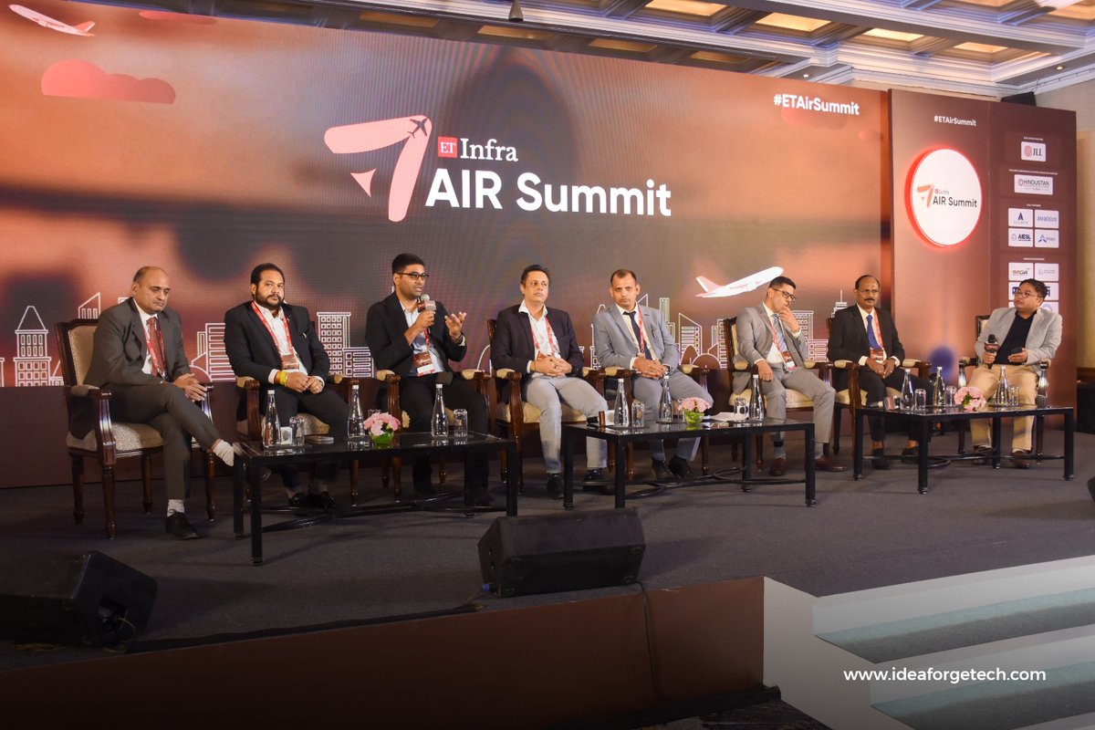 ideaforge_tech's tweet image. At the @ET_Infra Air Summit, our CEO, @ankit_ideaForge, joined industry leaders in a discussion that revolved around building a robust ecosystem for drone manufacturing in India.
The conversation focused on boosting indigenous drone content, encouraging exports, and developing…