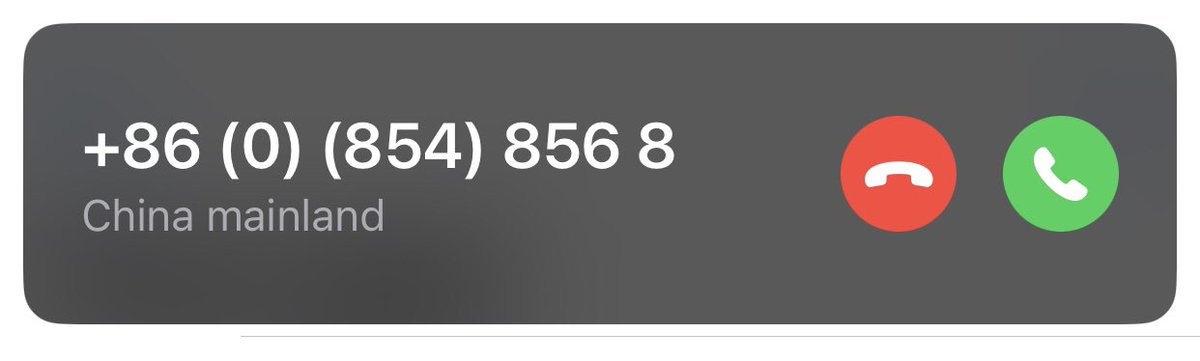 just got a threatening call