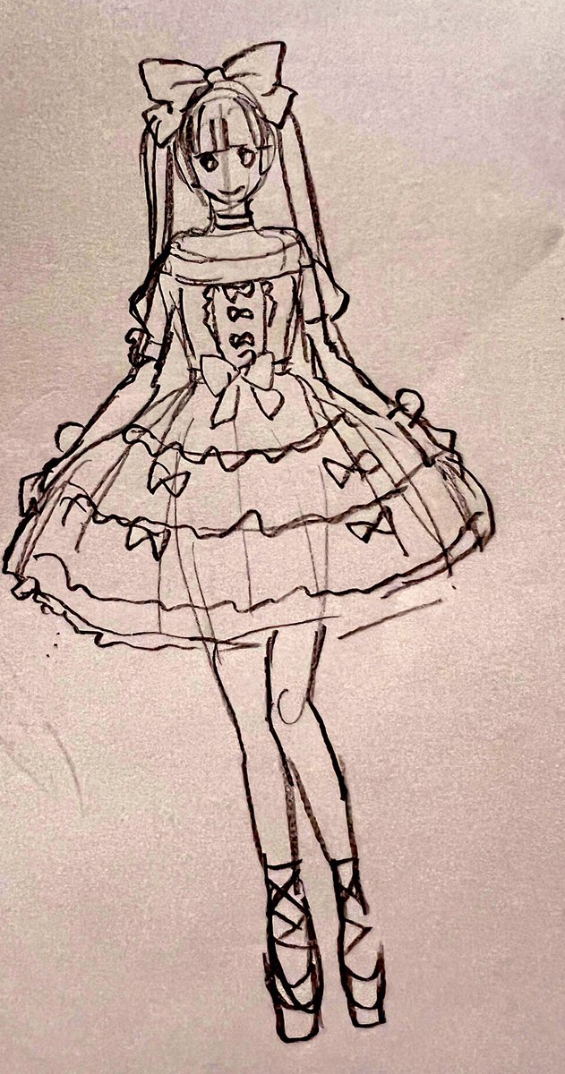 通話連絡しながらメモ描きを

ゴスロリ天使 サリエルちゃん
ゴスロリ吸血鬼
サイバーボイン
ふつうのロリータ

サブカルやらとはどんなんがよいのかね?
こんなのは?とかありましたら
(ネタで絡んできたらブロックしますわ
よ?良き意見やらポーズ写真をば) 