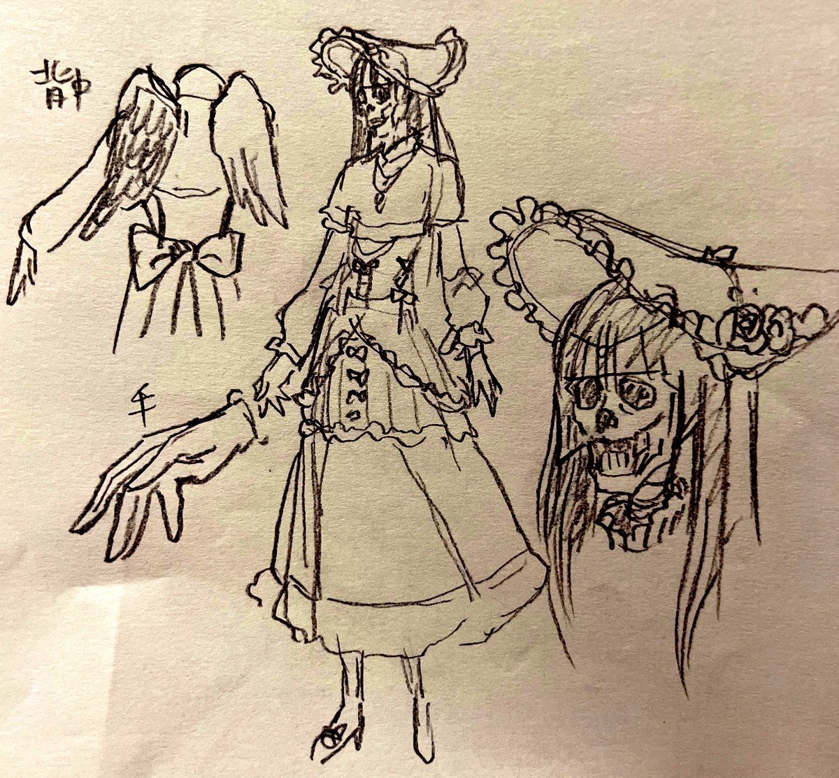 通話連絡しながらメモ描きを

ゴスロリ天使 サリエルちゃん
ゴスロリ吸血鬼
サイバーボイン
ふつうのロリータ

サブカルやらとはどんなんがよいのかね?
こんなのは?とかありましたら
(ネタで絡んできたらブロックしますわ
よ?良き意見やらポーズ写真をば) 