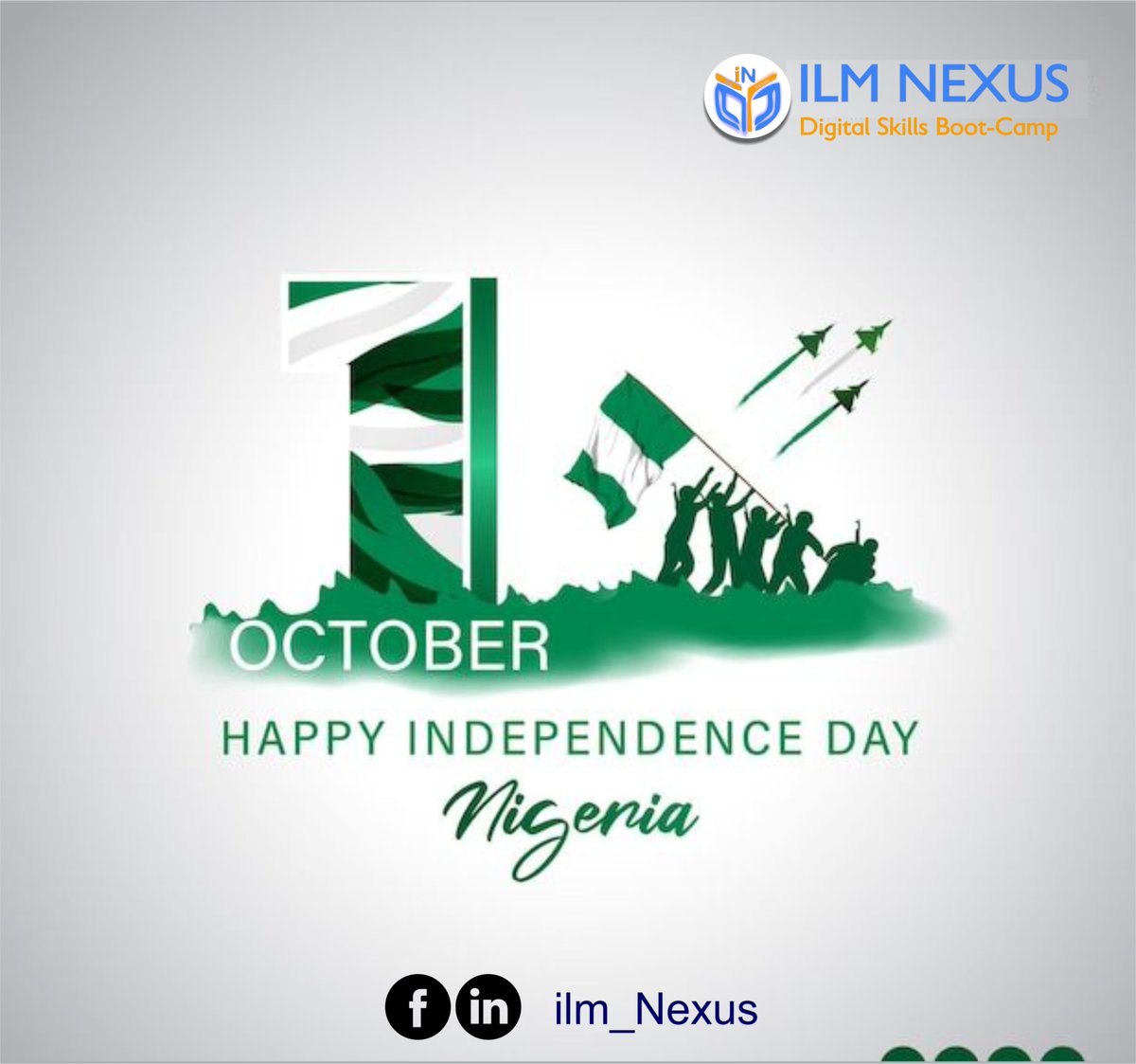 ilm_Nexus's tweet photo. 🇳🇬    True independence goes beyond history.
It’s when every young Nigerian has the skills to learn, grow &amp; earn.
      At Ilm Nexus, we’re building that freedom through digital skills, academics &amp; entrepreneurship.

Happy #NigeriaAt65 🎉

#IlmNexus #SkillsForFreedom https://t.co/WMsg3CxsHV