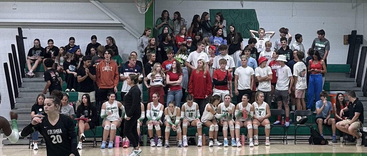 raider_boosters's tweet image. #StudentSection 💚💚💚