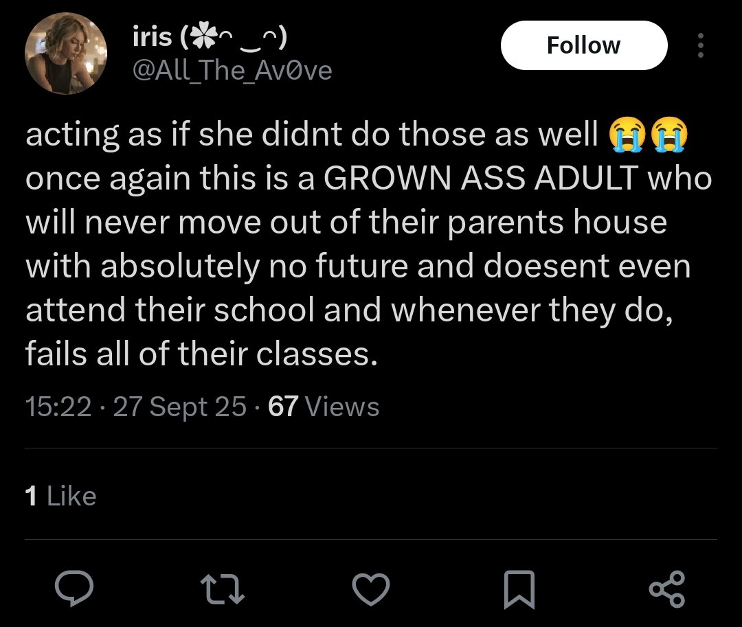 please report @/All_The_Av0ve if you can.
theyve been publicly lying abt me and harassing me for on/off a year, as well as leaking extremely private information. this has now upgraded from petty lies and reflecting, to genuinely dangerous, serious, and frankly disgusting lies.