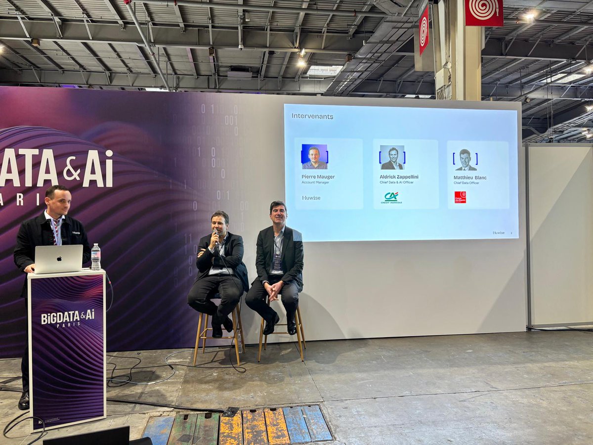 huwise_fr's tweet image. 🎙️Banque &amp;amp; data au cœur des enjeux : “Pourquoi s’équiper d’une data product marketplace ? ” lors du Salon @bigdataparis #BDAIP25  ! 🚀
📍Salle 2