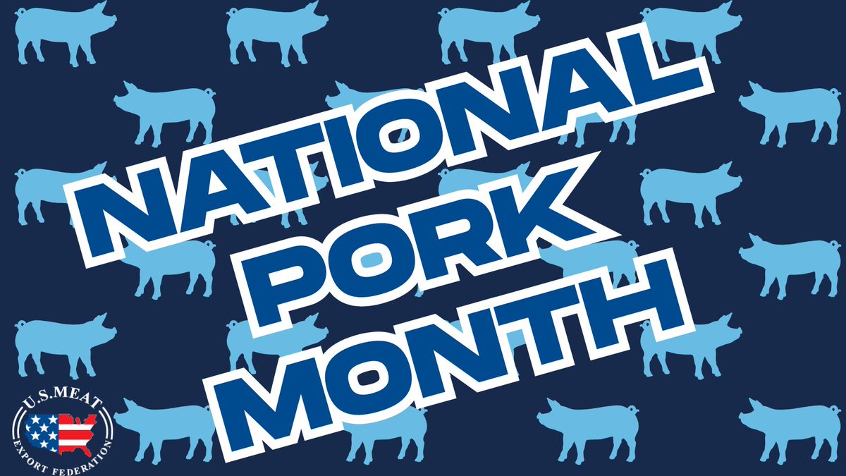 USMEF's tweet image. October is National Pork Month. Join us in celebrating the many ways to enjoy U.S. pork worldwide. Whether you're grilling, roasting, or braising, pork is the versatile meat that brings flavor to every dish.
#USMEF #USPork #PorkCheckoff
