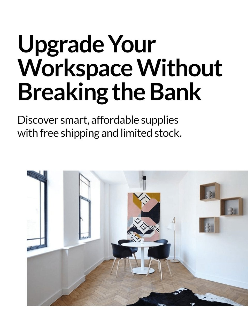 xtremeedeals's tweet image. Transform your workspace with smart supplies for a game-changing upgrade. 

Need budget-friendly solutions? Check out the wide range at Xtreme eDeals. 

Limited stock and free shipping await! #HomeImprovement #WorkspaceUpgrade