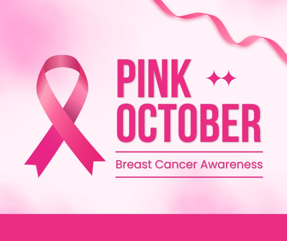 October is Breast Cancer Awareness month! 80 Canadians are diagnosed with breast cancer each day, and there is still so much to be done in breast cancer research and treatment. #BreastCancerAwarenessMonth