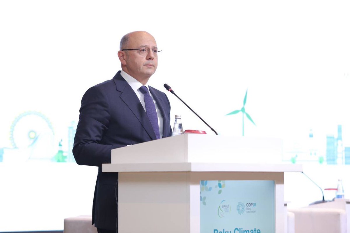 SOCARofficial's tweet image. 📌 The Baku Climate Action Week (#BCAW2025) is underway!
From 29 September to 3 October, Baku is bringing together international leaders, experts, and institutions to advance climate action, foster innovation, and strengthen global partnerships.

#ClimateAction #SOCAR #Azerbaijan