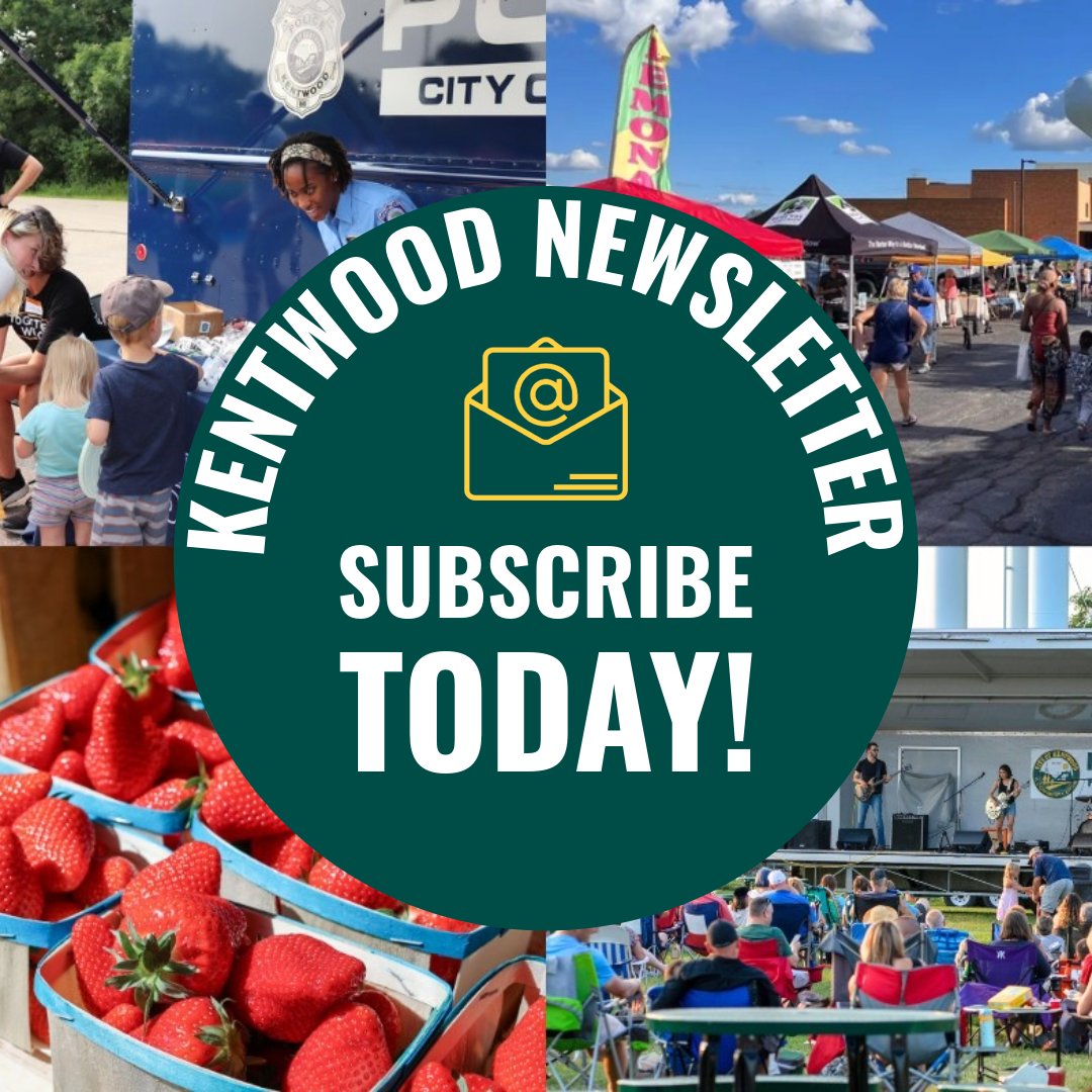 The monthly Kentwood Newsletter just landed in your inbox! 📬

Our newsletter is a great way to stay up to date on current and upcoming projects, important dates, fun activities, and more across our city.

Subscribe: kentwood.us/newsletter