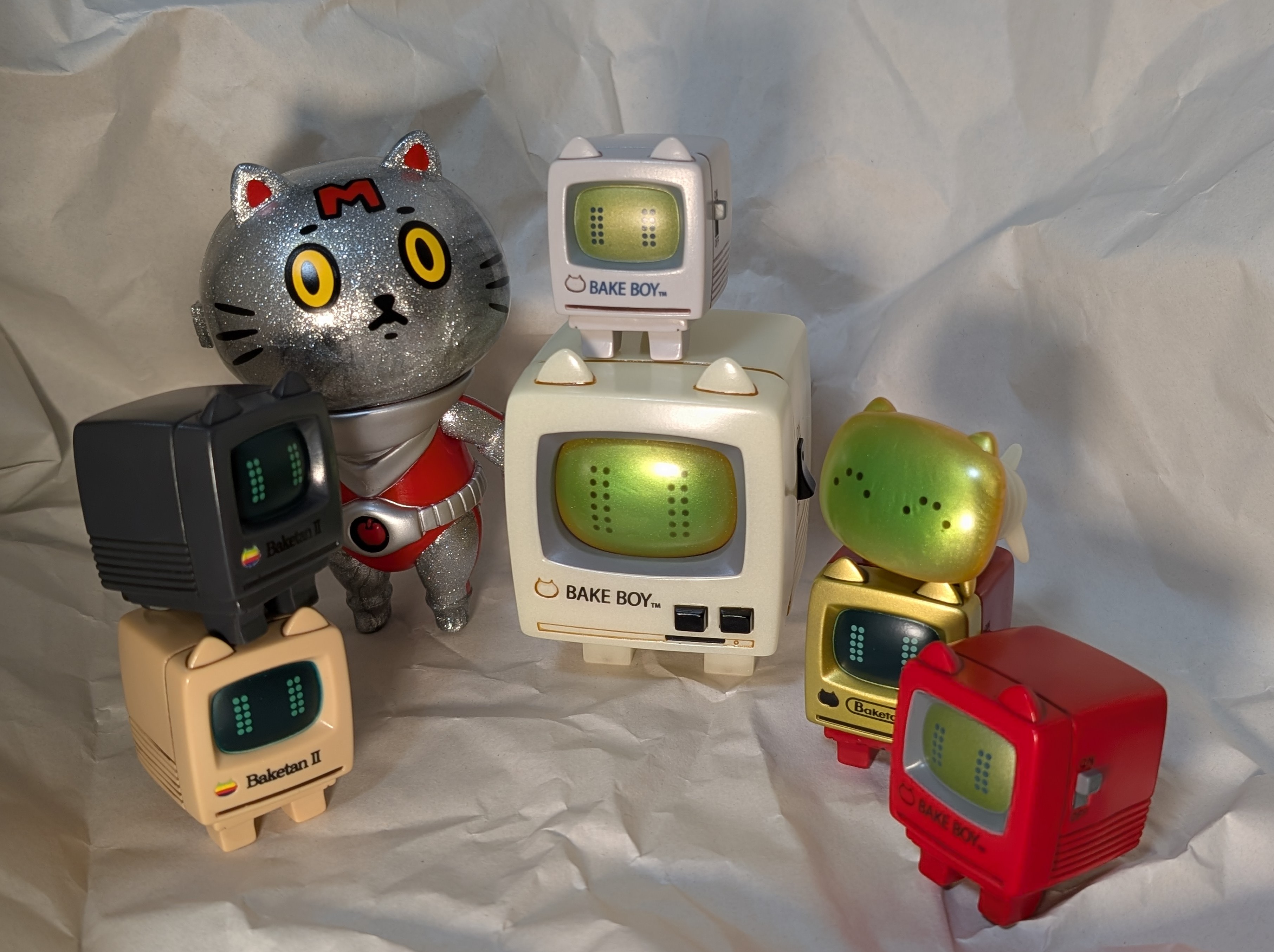 バケタン2号 レトログレー Aセット バケタンブログ ソフビ バケタン2号