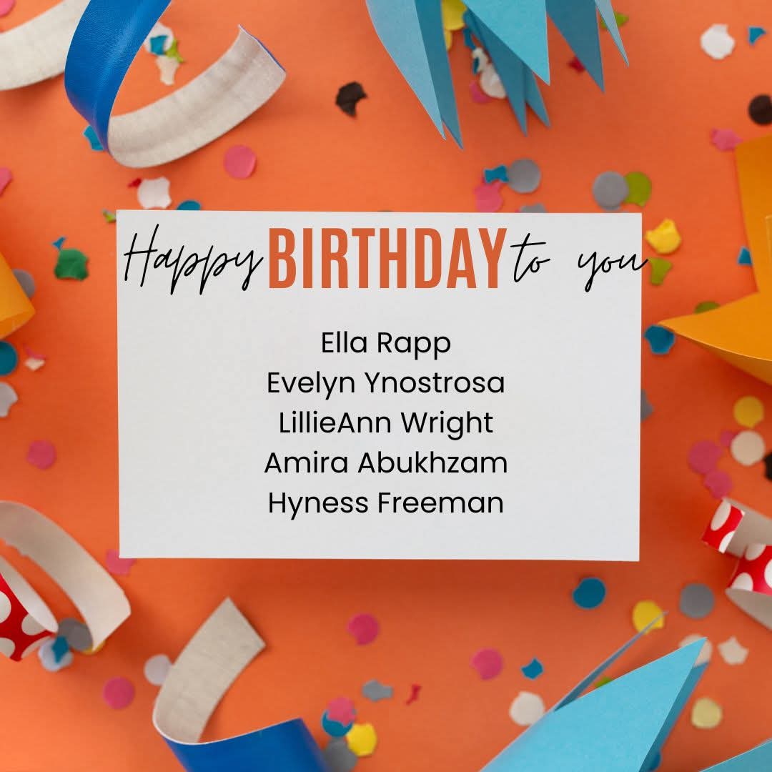 Happy October Birthdays to our Grizzlies! 🥳