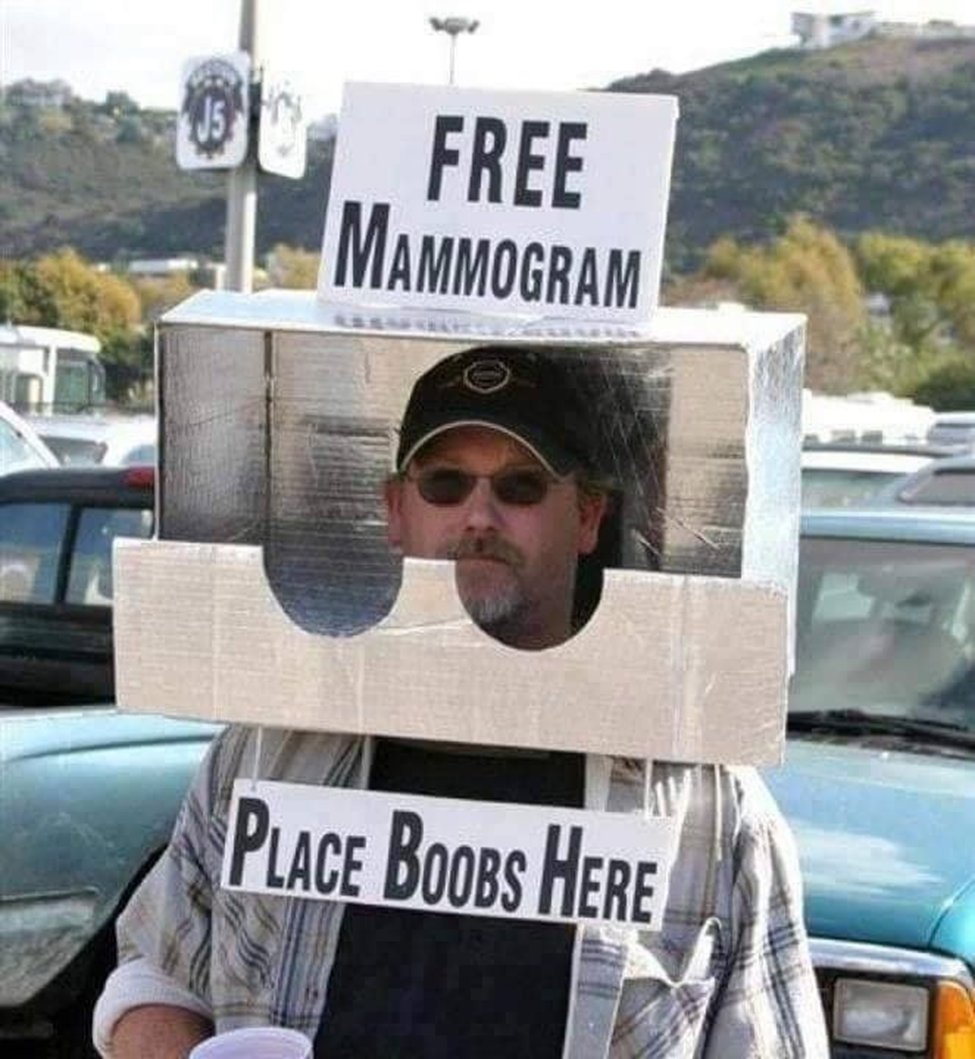 AllysonSaysSo2's tweet photo. Attn ladies:

October is breast cancer awareness month

It's important to get checked. I was fortunate enough to get a free one on my way in to work this morning from this guy 👇

#BreastCancerAwareness 
#allysonsaysso 

 Love you all 🥰 https://t.co/1itzT7Nl51