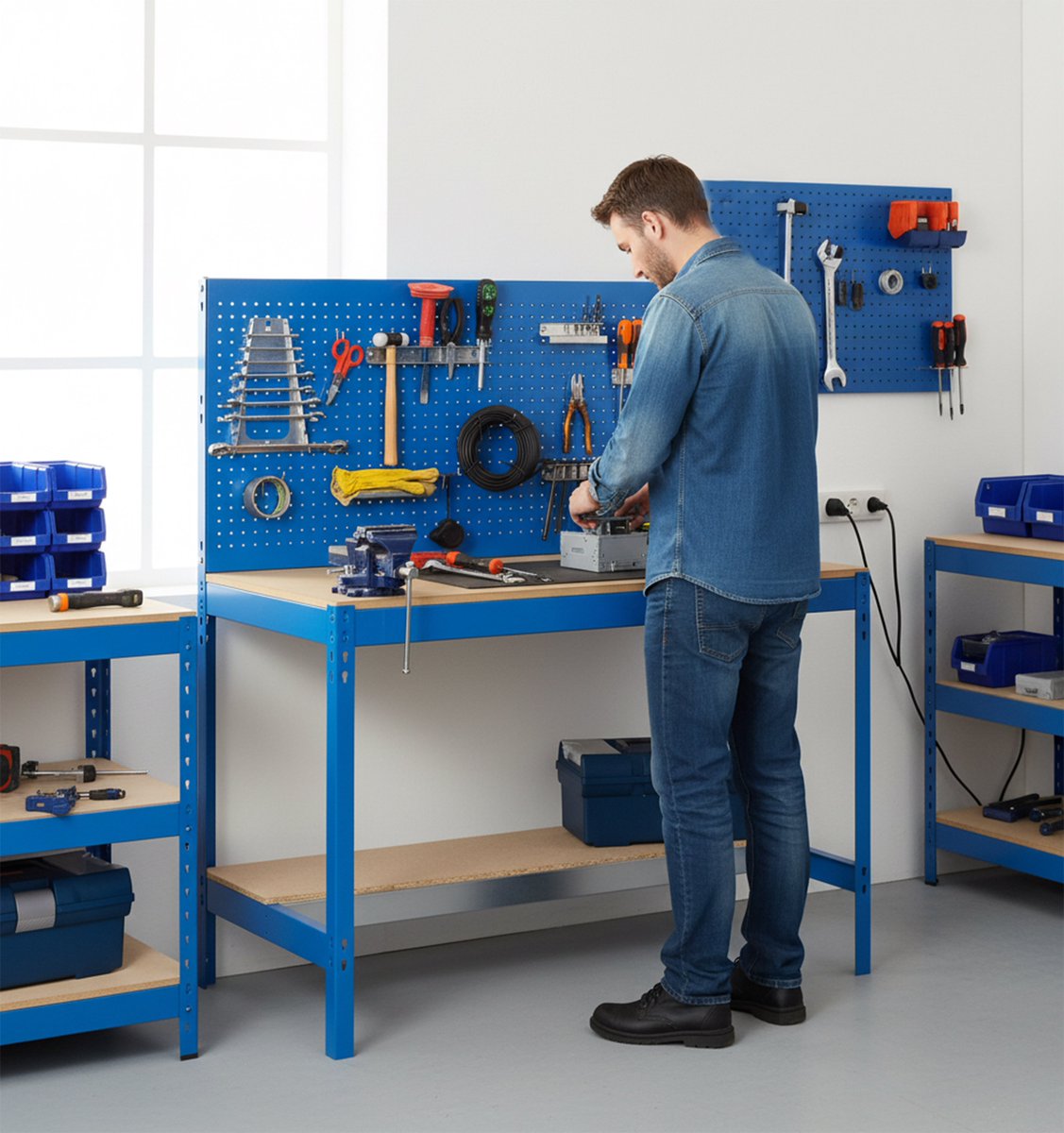 🔧 Octubre es el #MesDelBancoDeTrabajo en #Simonrack.
Robustos. Versátiles. Fabricados aquí.
El lugar donde las grandes ideas toman forma. 🚀
#BancoDeTrabajo #AlmacenajeInteligente #HechoEnEspaña