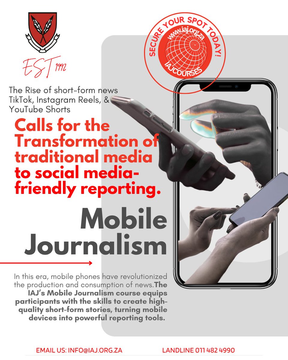 IAJ_Institute for the Advancement of Journalism tweet media
