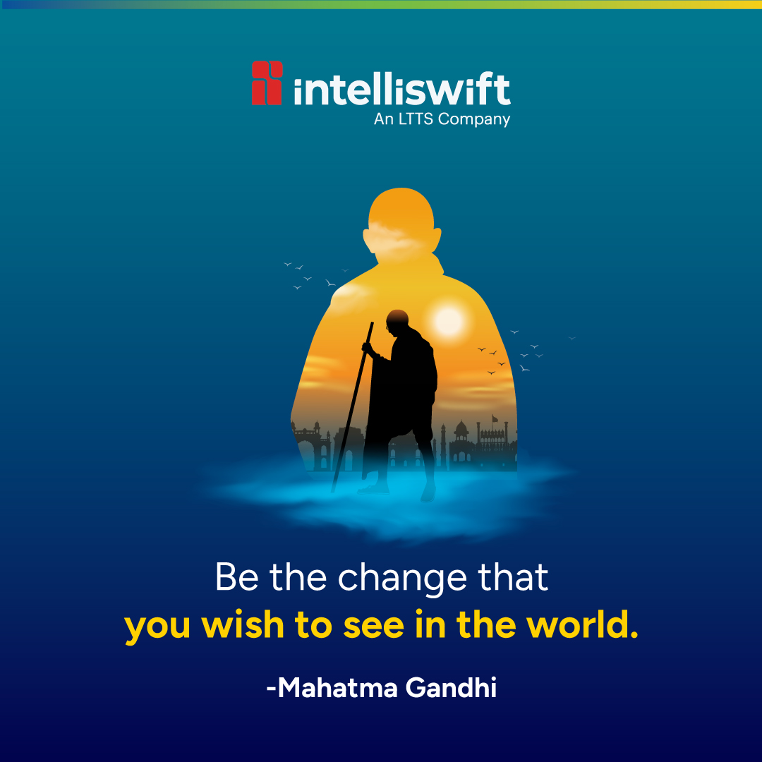 Intelliswift's tweet image. On Gandhi Jayanti, we reflect on the principles of truth, service, and perseverance. 🕊️
At @Intelliswift, we carry these values forward to create solutions that shape a better tomorrow. 🌍
#GandhiJayanti #MahatmaGandhi #Inspiration