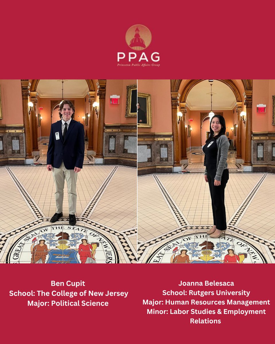 PPAG (@ppaginc) on Twitter photo Meet our Class of 2025 Fall Interns! Ben Cupit, a Political Science major @tcnj & Joanna Belesaca, a Human Resources Management major and Labor Studies & Employment Relations minor at <a href="/RutgersU/">Rutgers University</a>. We can’t wait to see what they’ll accomplish this season! Meet our Class of 2025 Fall Interns! Ben Cupit, a Political Science major @tcnj & Joanna Belesaca, a Human Resources Management major and Labor Studies & Employment Relations minor at <a href="/RutgersU/">Rutgers University</a>. We can’t wait to see what they’ll accomplish this season!
