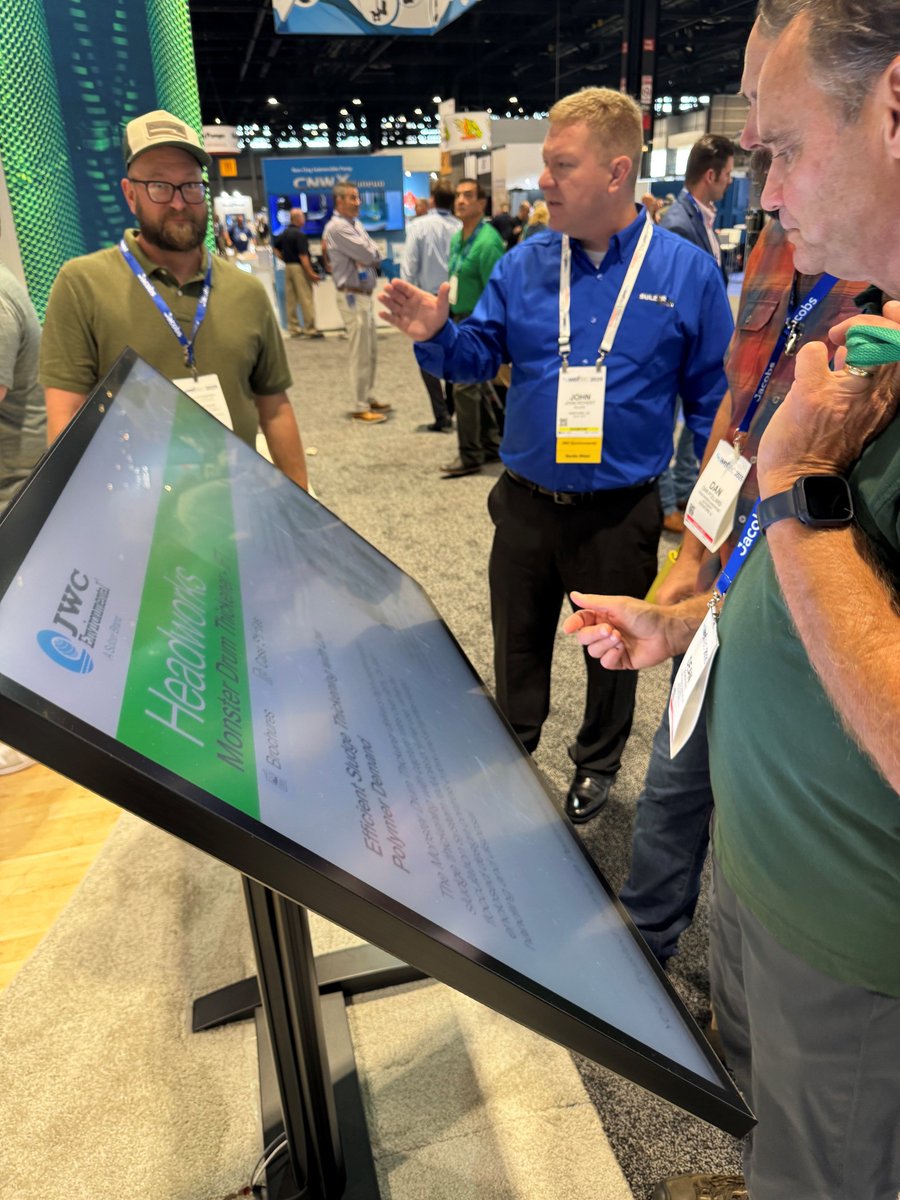 This week at WEFTEC has been amazing. Great conversations with so many in our industry community. We even got a visit from the Muffin Monster. Stop by booth 4241.