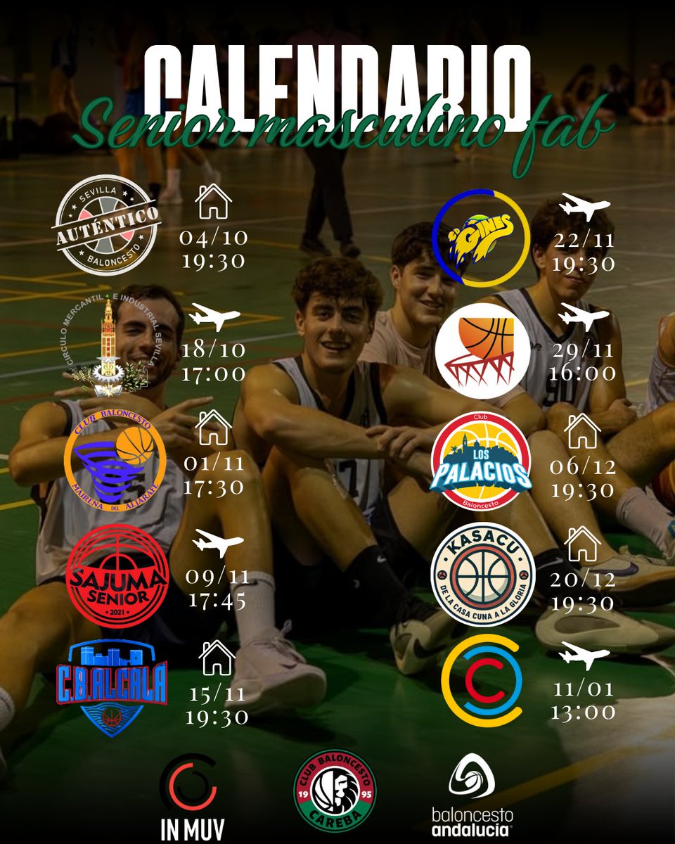 📅 CALENDARIO | Senior Masculino FAB ‼

#SomosCareba