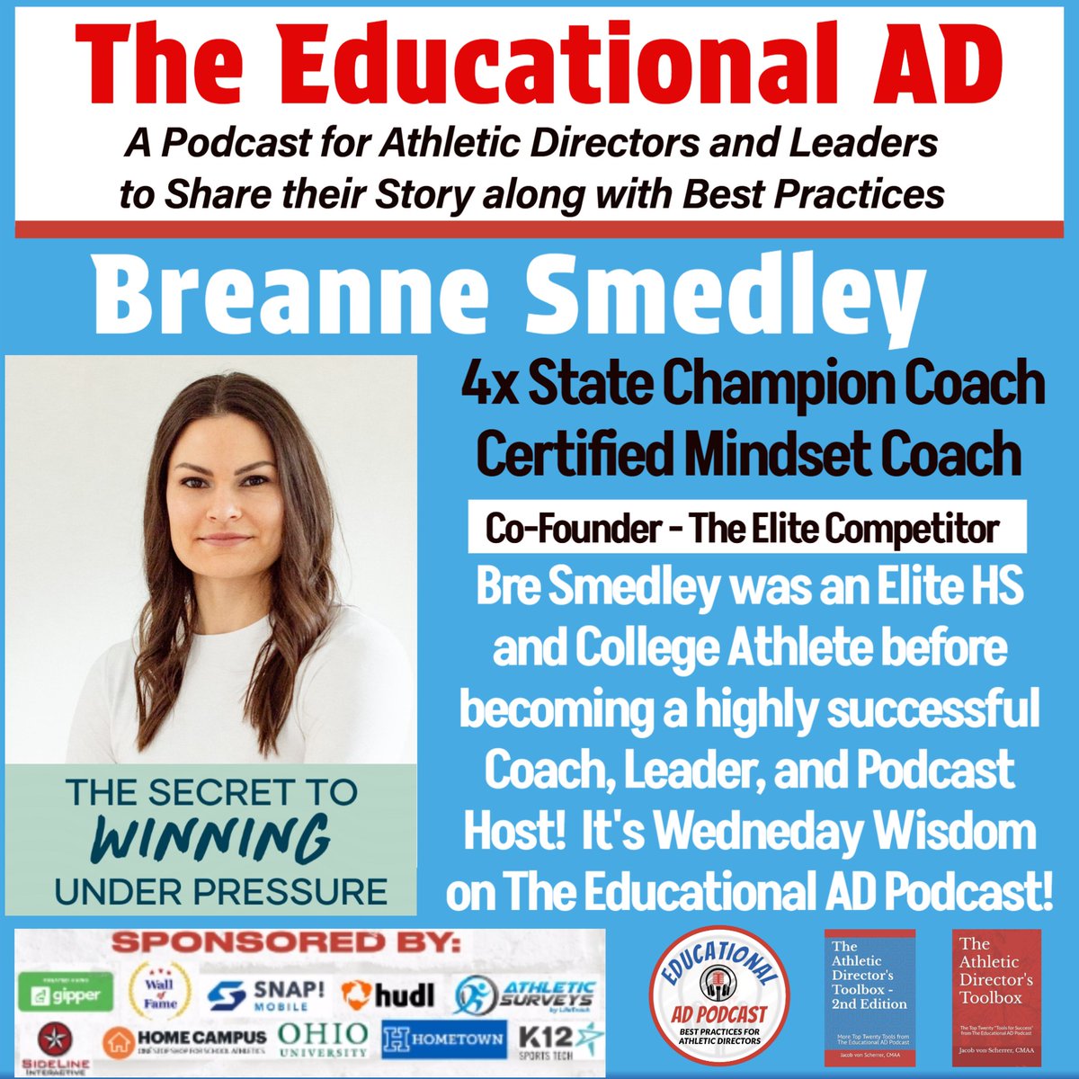 Jake von Scherrer, CMAA The Educational AD Podcast (@jakestouchdown) on Twitter photo Bre Smedley of The Elite Competitor shares Championship Tips on The Educ. AD Podcast!
open.spotify.com/episode/5jxzeR…
<a href="/coach_ad/">Coach & AD Magazine</a> <a href="/WeCOACH/">WeCOACH</a> <a href="/AD__insider/">Athletic Director Insider</a> <a href="/BreSmedley/">Breanne Smedley</a> <a href="/riseupsports1/">Rise Up Sports Media</a> <a href="/WSSAAA_AD/">WSSAAA</a> <a href="/coachestoolbox/">Coaches Toolbox</a> <a href="/fitsoccerqueen/">Erica Mulholland, MS CSCS 👸🏼</a> <a href="/WomensSportsFdn/">Women's Sports Foundation</a> <a href="/CSADAOnline/">CSADA</a> <a href="/WomenWhoCoach/">Women Who Coach</a> <a href="/WadaWisconsin/">WADA Wisconsin</a> <a href="/FHSAA/">FHSAA</a> Bre Smedley of The Elite Competitor shares Championship Tips on The Educ. AD Podcast!
open.spotify.com/episode/5jxzeR…
<a href="/coach_ad/">Coach & AD Magazine</a> <a href="/WeCOACH/">WeCOACH</a> <a href="/AD__insider/">Athletic Director Insider</a> <a href="/BreSmedley/">Breanne Smedley</a> <a href="/riseupsports1/">Rise Up Sports Media</a> <a href="/WSSAAA_AD/">WSSAAA</a> <a href="/coachestoolbox/">Coaches Toolbox</a> <a href="/fitsoccerqueen/">Erica Mulholland, MS CSCS 👸🏼</a> <a href="/WomensSportsFdn/">Women's Sports Foundation</a> <a href="/CSADAOnline/">CSADA</a> <a href="/WomenWhoCoach/">Women Who Coach</a> <a href="/WadaWisconsin/">WADA Wisconsin</a> <a href="/FHSAA/">FHSAA</a>