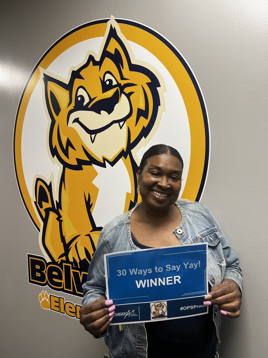We want to thank our Parent Literacy Engagement Specialist, Ms. Nelson, who is our #30waystosayyay recipient this week! She is always willing to help, whether it be covering the office or supporting in Art class! Thank you, Ms. Nelson for all you do for Bobcat Nation! #opsproud