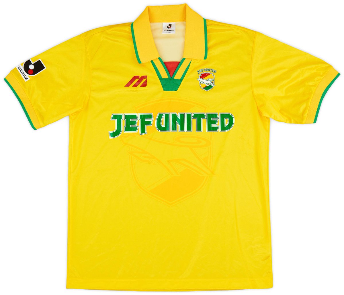 footballshirt's tweet photo. The JEF United Home shirt from the 1997/1998 season was produced by Mizuno during the early years of the J League.
Read more: https://t.co/ldmingd5nL
#JEFUnited #JLeague #Mizuno #classickits https://t.co/b6xsQqsAoq
