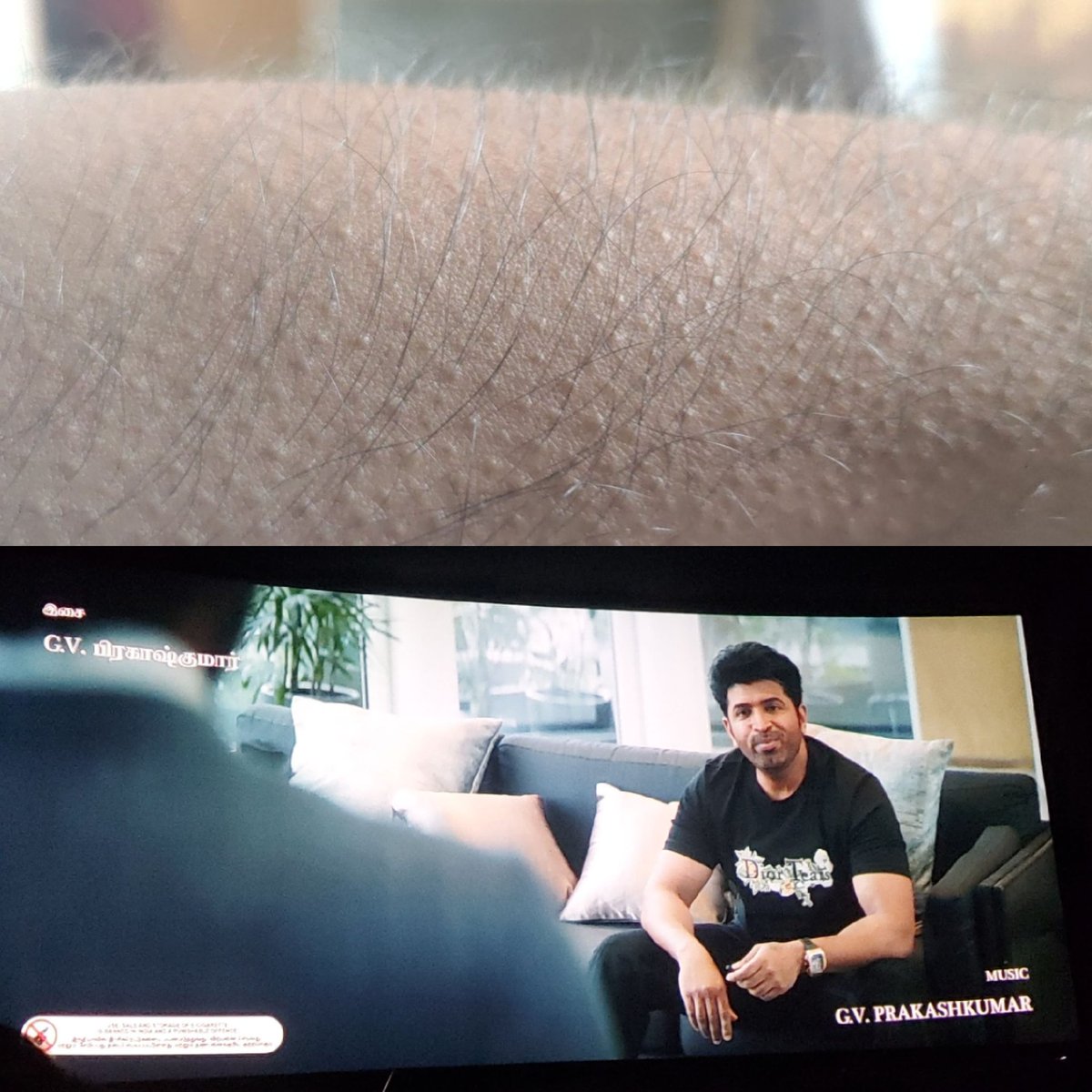 Gv prakash ❤️
Man will be in another universe while creating music for this man <a href="/dhanushkraja/">Dhanush</a> whaat a music and bgm💥
Theri naaa #IdlikadaiFDFS 
#IdliKadaiBlockbuster