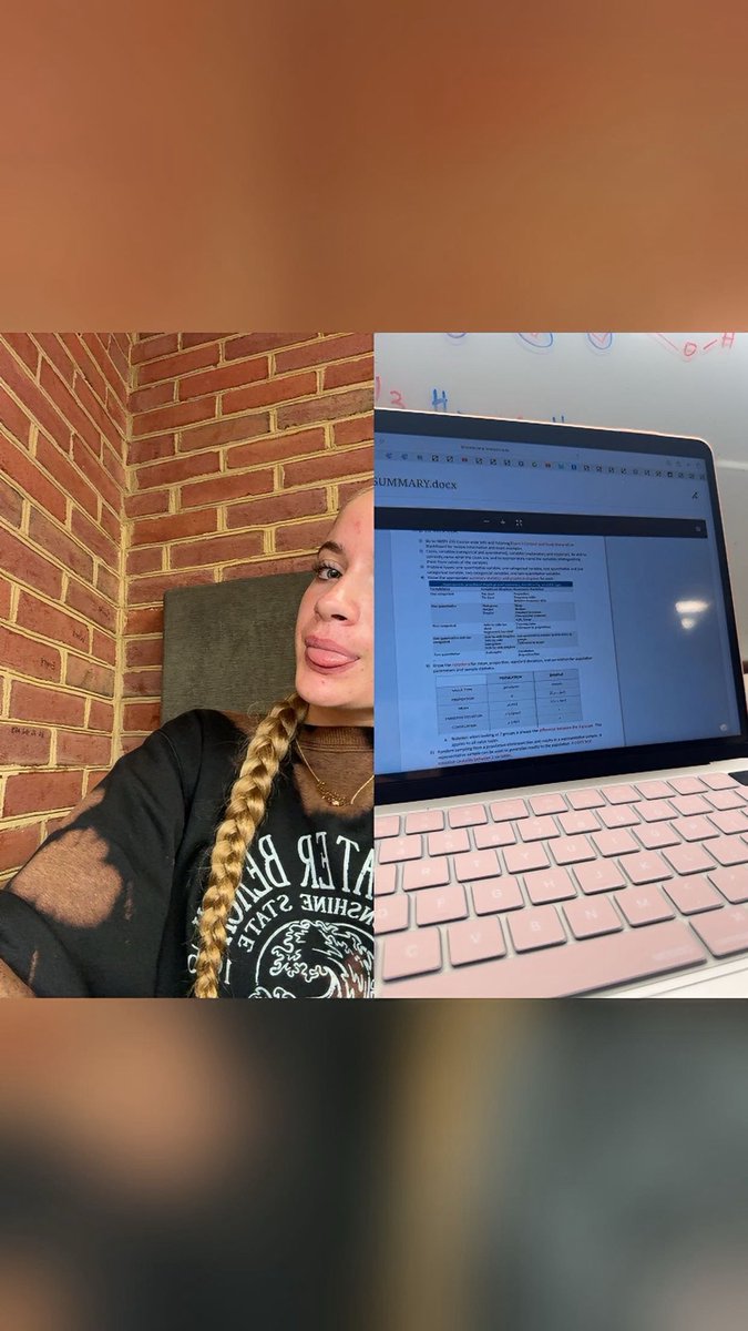 Poms member Caitlyn studying at the library! 
#TUSportClubsChallenge2025