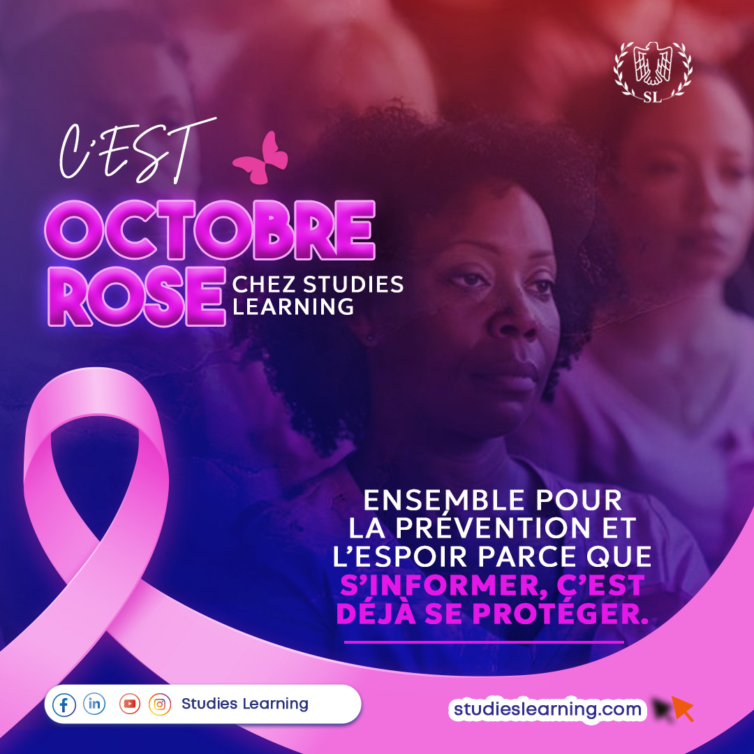 Studieslearn_In's tweet image. 🎀 Le cancer du sein, parlons-en autrement : avec clarté, prévention et action.

Chez @Studieslearn_In  , #octobrerose2025 est plus qu’une campagne de sensibilisation : c’est une opportunité d’apprendre et d’agir.

#studieslearning #elearning #formationenligne #mali #tchad #niger