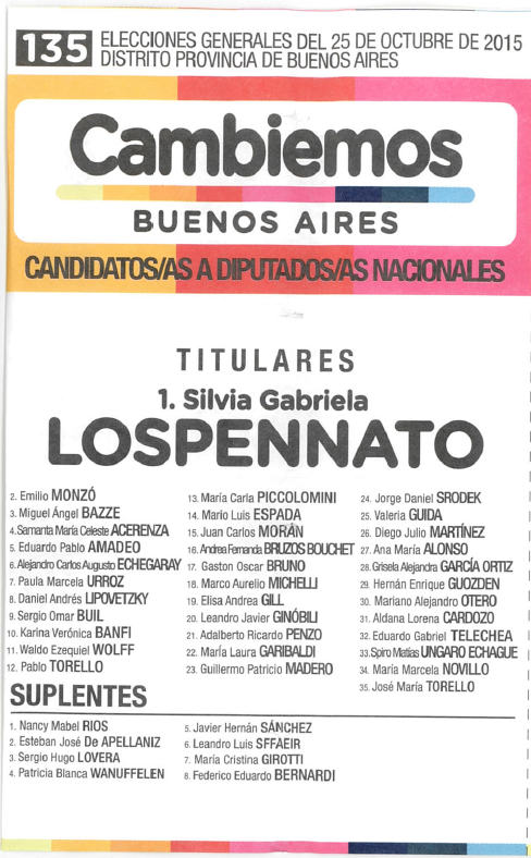 El escándalo que rodea a José Luis Espert abre un debate al interior de LLA: ¿mantenerlo o bajarlo? Esto recuerda lo sucedido con Fernando Niembro en 2015.

El cabeza de lista de PRO+UCR en Cambiemos (Lista G) se bajó a mitad de septiembre, 39 días a antes de la elección de