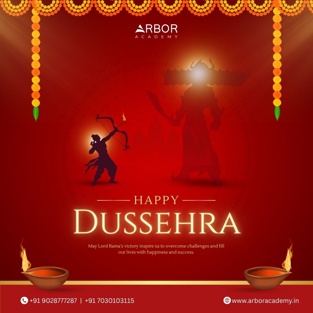 AcademyArbor's tweet photo. Happy Dussehra✨
🙏 May Lord Rama’s victory inspire us to overcome challenges and fill our lives with happiness and success.

📞 +91 9028777287  |  +91 7030103115
🌐 https://t.co/eBtXknE4PE https://t.co/CGpCrTBNGi