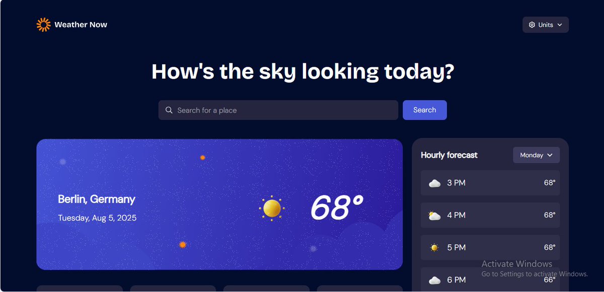 __victorusen's tweet image. Gm fams, 

After 30 days of coding, cleaning and debugging, very happy to share my progress on the journey so far. 

So guys, my submission for the frontend Mentor hackathon. 

#FM30Hackathon #webdevelopment #programming #softwaredevelopment #javascript #weatherapp