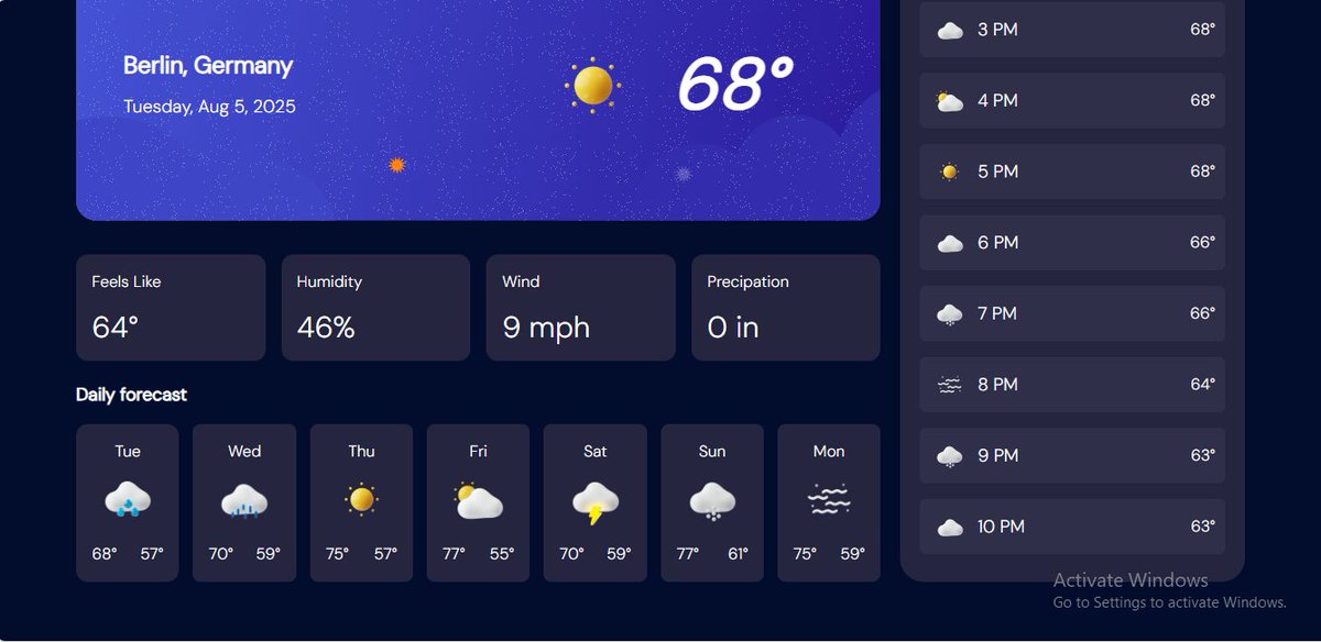 __victorusen's tweet image. Gm fams, 

After 30 days of coding, cleaning and debugging, very happy to share my progress on the journey so far. 

So guys, my submission for the frontend Mentor hackathon. 

#FM30Hackathon #webdevelopment #programming #softwaredevelopment #javascript #weatherapp
