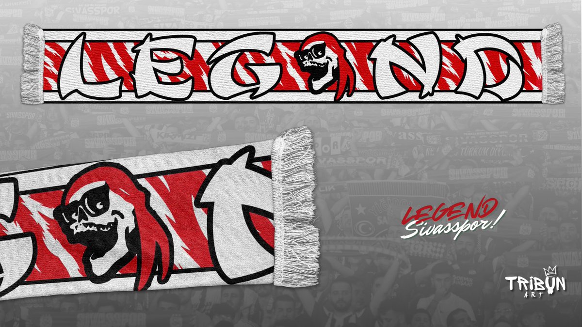 🔴⚪️ Sivasspor Konsept Atkı Tasarımımız!
