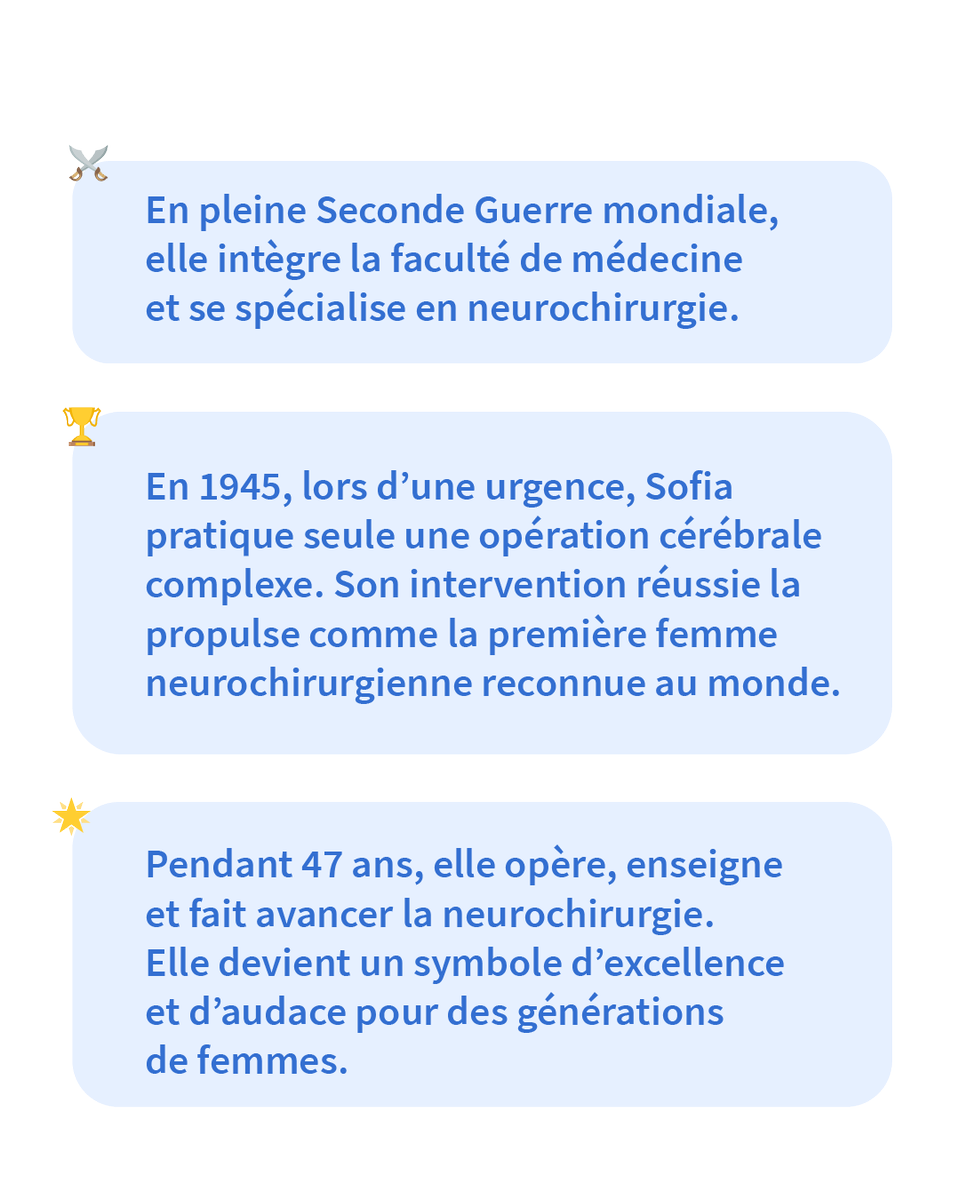 NumWorksFR's tweet photo. Connaissez-vous Sofia Ionescu ? Découvrez son histoire aujourd'hui ✨
#histoire #science #sofia #ionescu #medecine https://t.co/FtJ4AQ7p4t