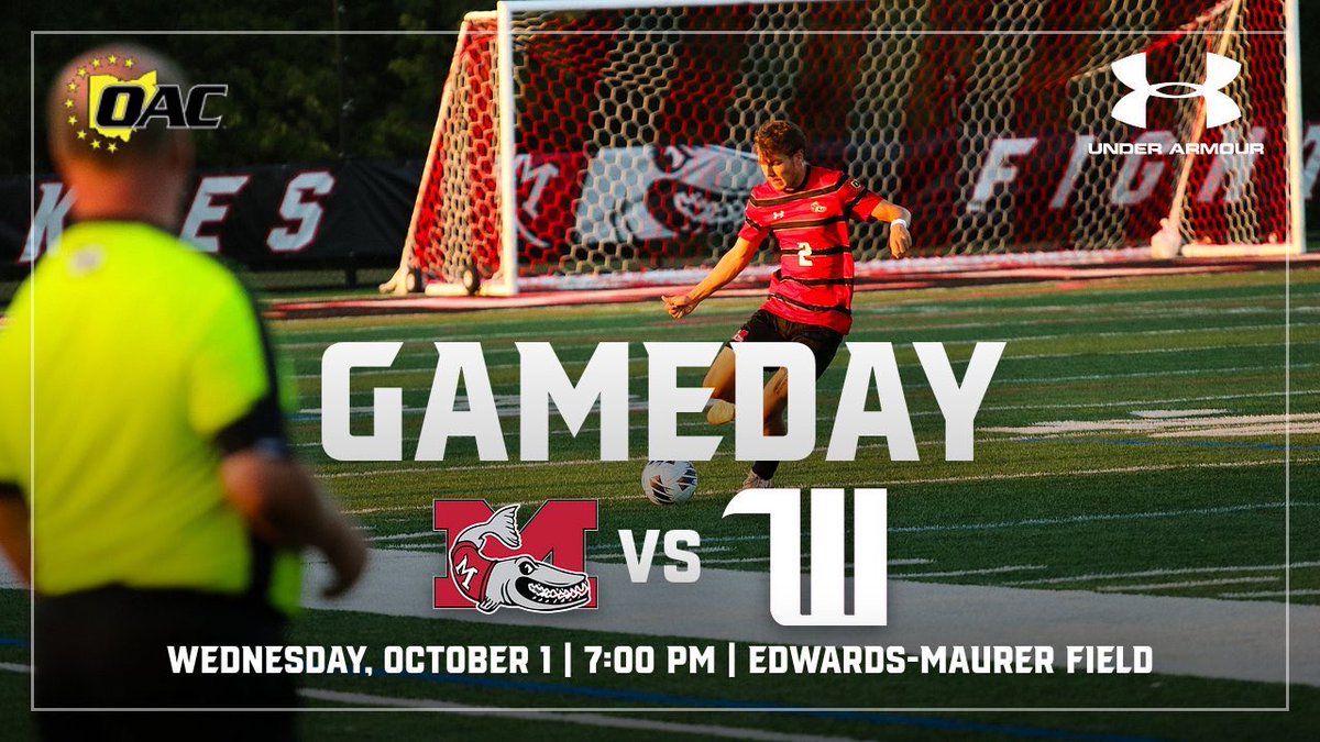 FightingMuskies's tweet photo. Men’s Soccer GAMEDAY! The Muskies will travel to Wittenberg and take on the Tigers. Game time is slated for 7 pm. #DefendTheM 
📊 https://t.co/KStWlTNmJm
📺 https://t.co/nZfzn6L8vD https://t.co/08WAhyuMWf