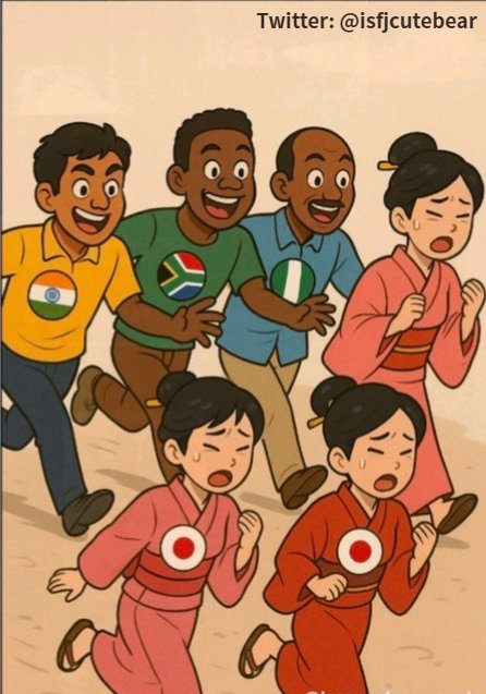 En Japón es viral esta imagen.