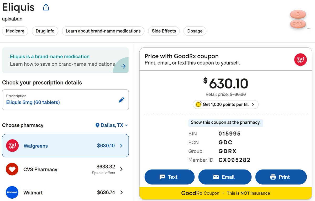 P_McCulloughMD's tweet image. Pfizer Market Leader Eliquis Poised to be Gutted by Generic Xarelto

Pfizer's timing on the Trump deal uncanny as they would have to lower Eliquis pricing anyway.  @pfizer @JanssenUS