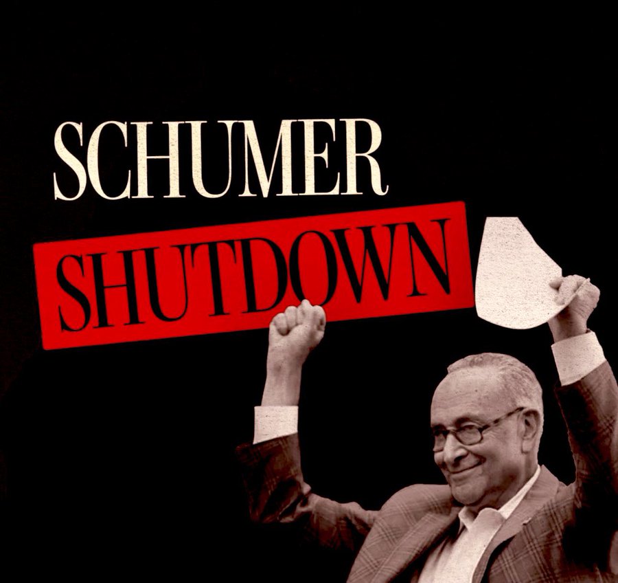The Senate needs 60 votes. 
Republicans have 53.   
It takes 7 Democrats to keep the government open but they demanded $1.5T in new spending instead.  
The claim that “Republicans control everything” is a lie.  The government shutdown is a Schumer shutdown.
#SchumerShutdown