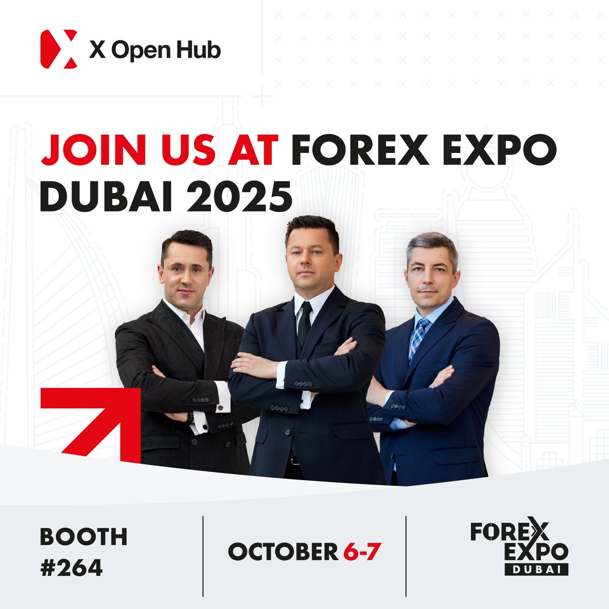 xtbinst's tweet photo. @TheForexExpo Dubai 2025 is almost here!
📅 6–7 October | Booth #264 

Meet the X Open Hub team to talk about:
➡ Transparent liquidity
➡ Institutional spreads
➡ Reliable execution

👉 Book your meeting today: https://t.co/5wGEjed4v5
#ForexExpoDubai #Liquidity https://t.co/Sm9dAGs7aH