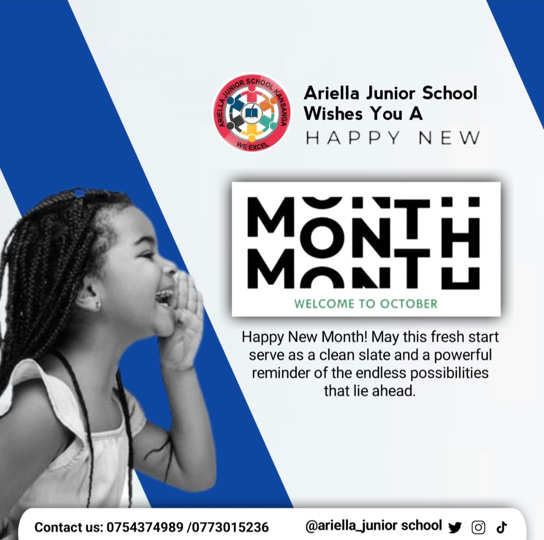 Every new month 💫is a fresh opportunity to achieve and🤗 to look back at💪how far we've come. Happy 🥳productive October🤸‍♂️ y'all