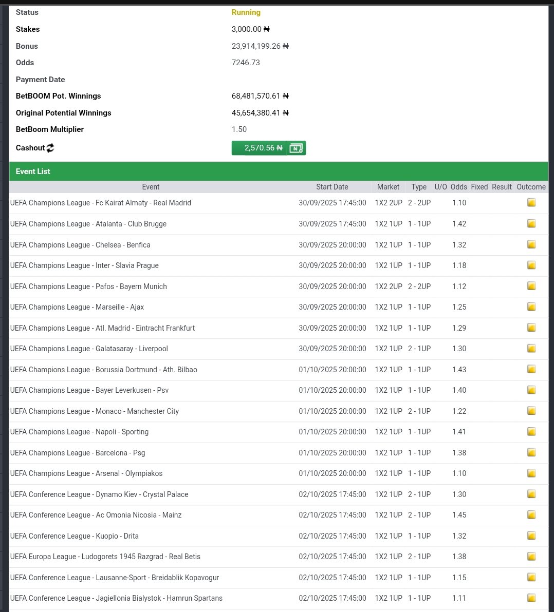 68m going well so on Bet9ja 1up games 

Don't miss this games please 🙏

Betcode 👉 t.me/+zikwvJsY9Ek4O…

#Bet9jaCode