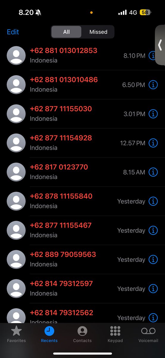 grumpylilcat's tweet photo. Ni konsepnya gimana sih tbtb bisa banyak bgt nomor ga jelas nelfonin kaya begini @Telkomsel, ganggu banget lagi meeting, nyupir, makan siang, tidur tbtb keluar notif unknow caller kaya gini.

Padahal jual kuota paling mahal, tapi jagain no customer dari sms &amp; call spam aja gabisa https://t.co/LOJBYHUxDX